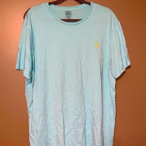 Mens Baby Blue Polo Shirt